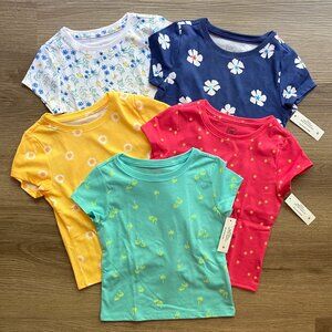 4/5 Wonder Nation Kid Tough Short Sleeve T-Shirt Bundle